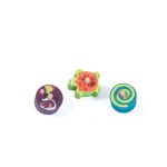 Cascading spinning tops Dans la jungle