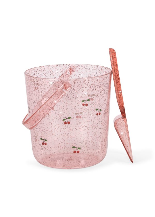 Набор игрушек для песочницы (ведеро и лопатка) (GLITTER BUCKET AND SHOVEL P) торг. марки "Konges Slоjd", арт. № KS104531, материал: пластмасса / ONESIZE