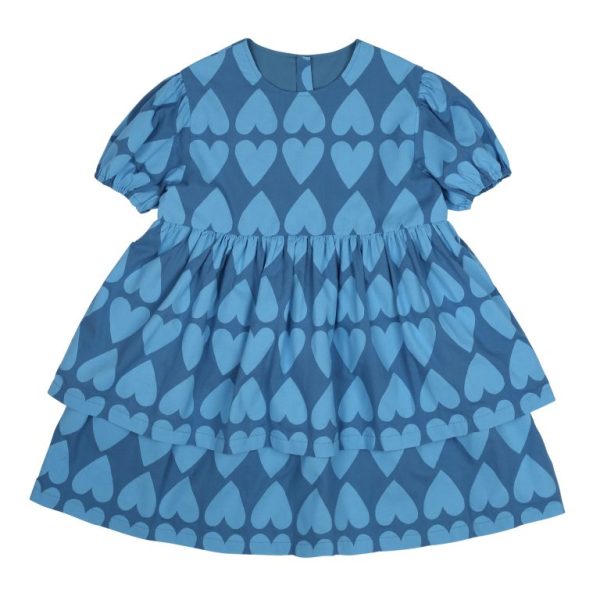 Heart Dress/Сердце Платье артикул JM2410604 / BLUE / 100(2-3Y)