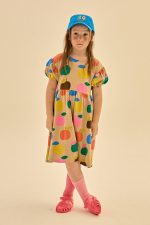 Colorful Apple Dress/Яркое яблочное платье артикул JM2410610 / BEIGE / 90(18-24M)