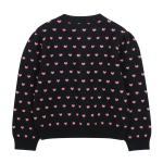 PomPom Shirring Cardigan_Black / 100(2-3Y)