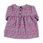 Baby dress | Magenta flowers / 24M