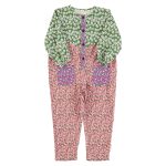 Longsleeve jumpsuit | Multicolor patchwork / 8Y