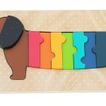 Dog wooden puzzle - Andy Westface