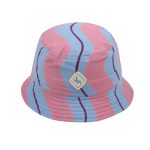 Wave Stripe Bucket Hat/Панама с волнистыми полосками артикул JM2411108 / PINK / FREE