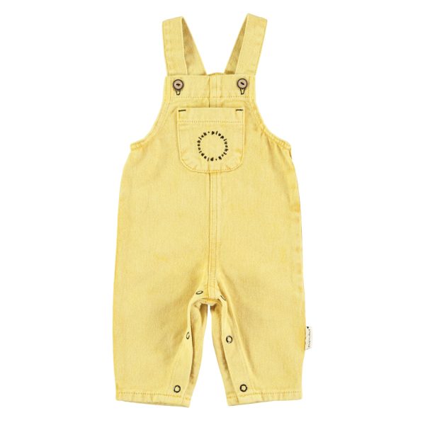 Baby dungarees | Yellow mustard / 18M