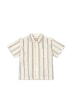 Рубашка для мальчиков (VINCENT SS SHIRT GOTS - 18M10Y) торг. марки "Konges Slоjd", арт. № KS103178 , материал: 97% хлопок, 3% эластан / 7-8Y