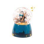 Musical snow globe Les Moustaches