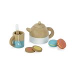 A 21-piece wooden tea set, 8164 Игрушка Деревянный чайный сервиз