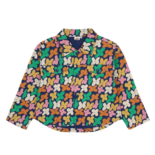 Flower Jacket/Куртка-жакет артикул JM2410305 / NAVY / 110(4-5Y)