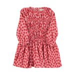Short dress | Pink w/ red apples / 3Y