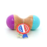 Turquoise and purple maracas