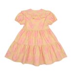 Pink Flower Dress/Розовое платье с цветочным узором артикул JM2410611 / BEIGE / 100(2-3Y)