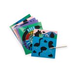 Скретч-арт-карты (Scratch art cards Les Toupitis) торг. марки "Moulin Roty", арт. № 679602