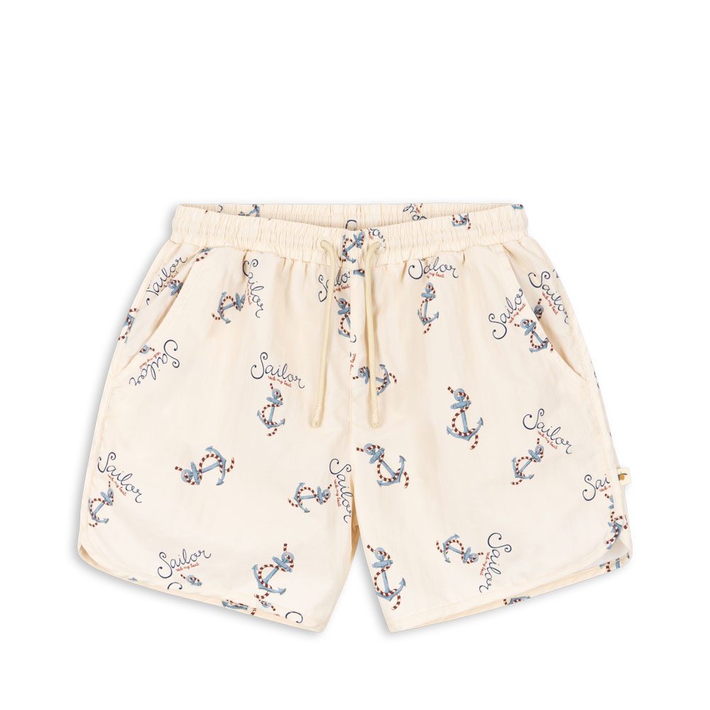 Шорты для мальчиков (для плавания) (ASNOU SWIM SHORTS GRS - 12M10Y) торг. марки "Konges Slоjd", арт. № KS103344, материал: 100% полиамид / 18M