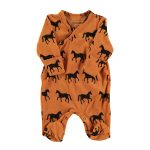 Newborn babygrow | Camel w/ black horses / 1M
