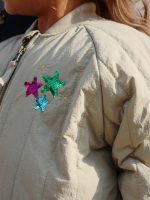 Куртка-бомбер для девочек (JUNO SEQUIN BOMBER JACKET) торг. марки "Konges Slоjd", арт. № KS103490, материал: 100% полиэстр / 4Y