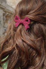 Заколки для волос (2 PACK PEARLY BOW HAIR CLIPS - ) торг. марки "Konges Slоjd", арт. № KS102926, материал: 50% стекло, 40% полиэстр, 10% металл / ONESIZE