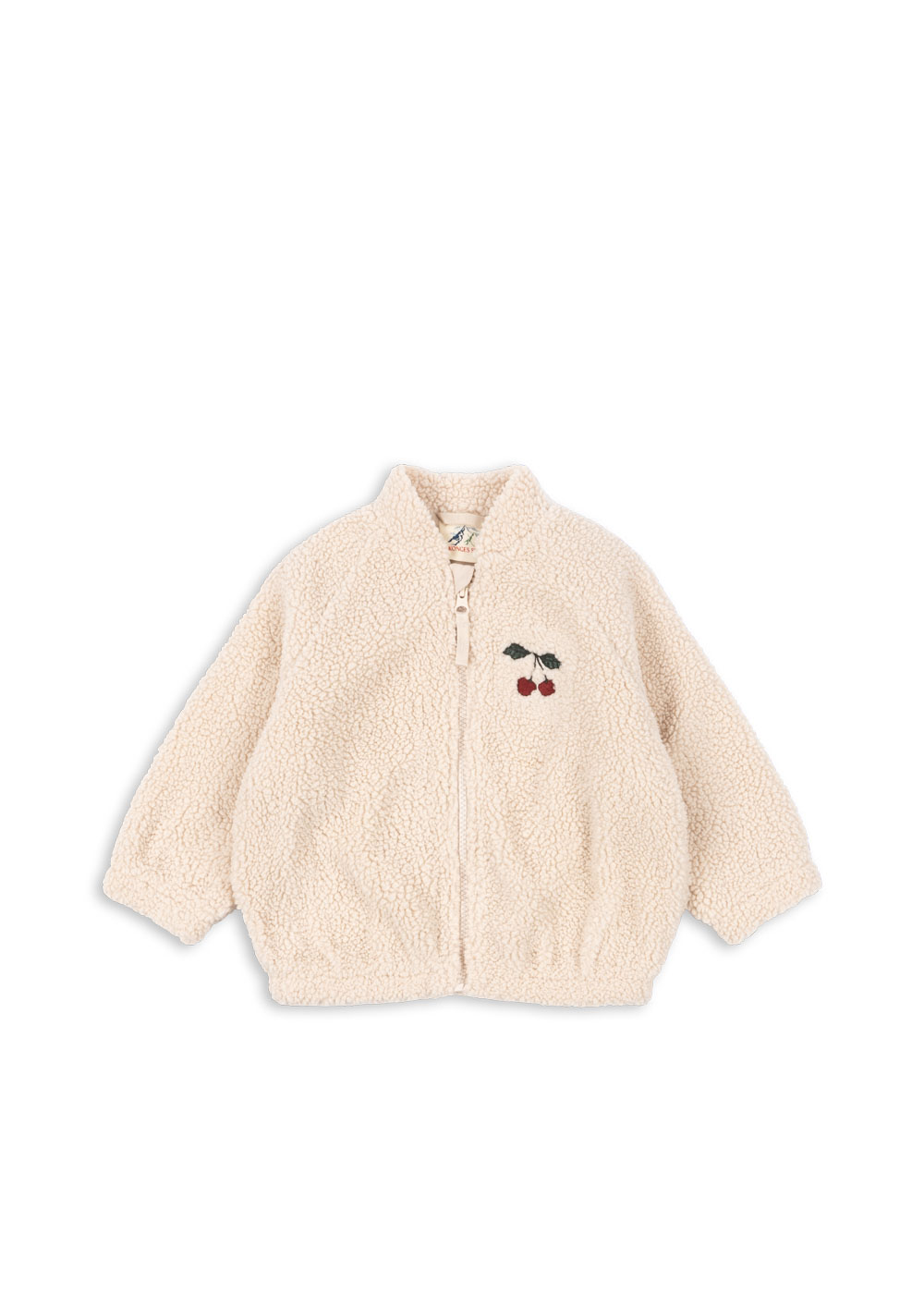 1077a2bb-99b1-4c3e-96cc-683de01696ce.jpeg Куртка-бомбер для девочек (JAZZ TEDDY BOMBER JACKET GR) торг. марки "Konges Slоjd", арт. № KS103482, материал: 100% полиэстр / 4Y