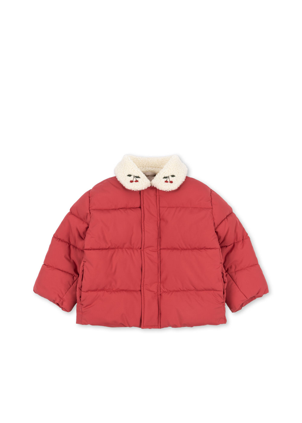 1842a06a-b199-4ff5-a135-36b8f966c367.jpeg Куртка для девочек (ALPI COLLAR JACKET GRS CARDINAL) торг. марки "Konges Slоjd", арт. № KS105680, размер: 2