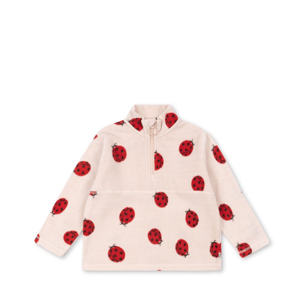 Толстовка для девочек (TAVI FLEECE SWEATSHIRT GRS LADYBUG) торг. марки "Konges Slоjd", арт. № KS103542, материал: 100% полиэстр / 3Y
