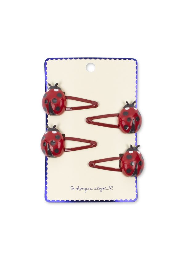 Заколка для волос (LADYBUG 4 PACK HAIR CLIPS) торг. марки "Konges Slоjd", арт. № KS105443