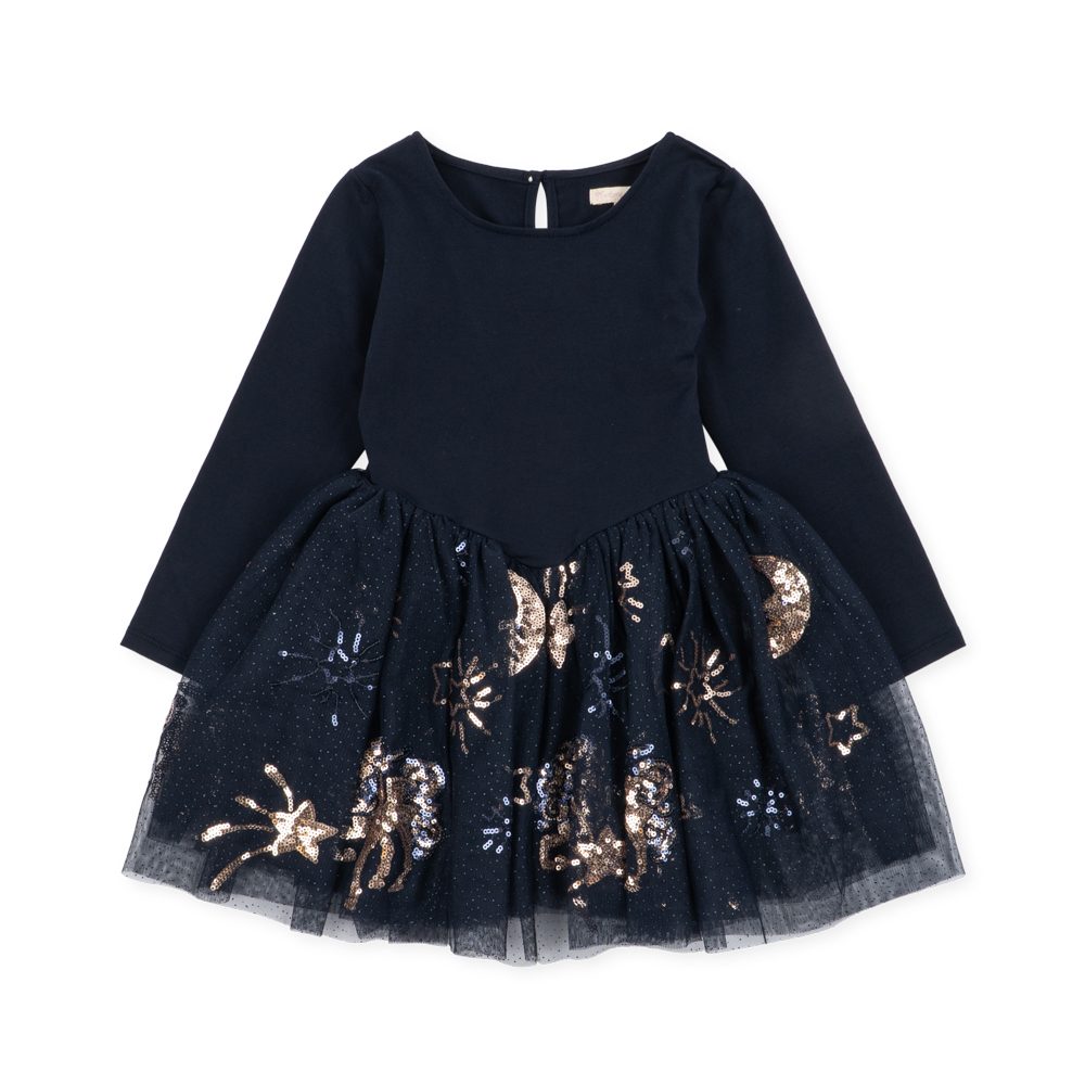 Платье для девочек (YVONNE BALLERINA DRESS GRS) торг. марки "Konges Slоjd", арт. № KS106331, размер: 2 л.- 8 л