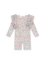 Купальный комбинезон для девочек (MANUCA FRILL ONESIE GRS) торг. марки "Konges Slоjd", арт. № KS102511, материал: 80% полиэстер, 20% эластан