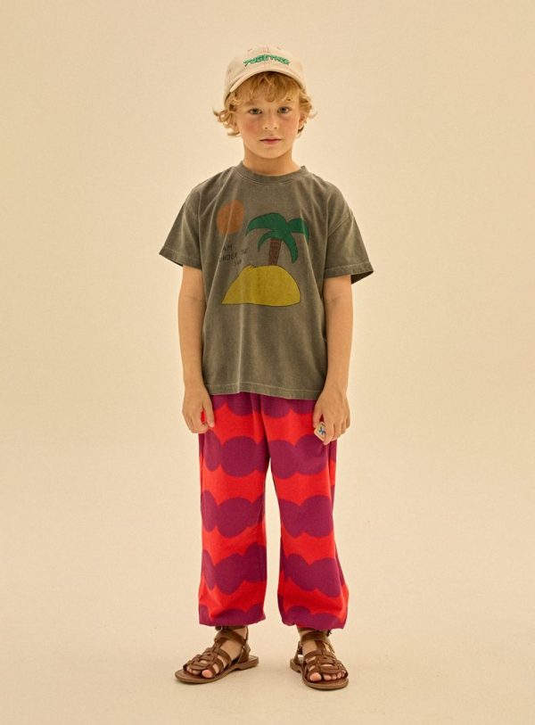 Beach Pigment T-Shirt/Пляжная футболка с пигментом артикул JM2410133 / GREY / 120(6-7Y)
