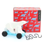 Pompon Pull-along polar bear
