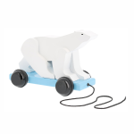 Pompon Pull-along polar bear