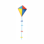 Multi-coloured kite Aujourd'hui c'est mercredi