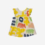 Baby Carnival all over ruffle woven dress| 124AB10511008