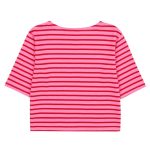 Big Flower 7/8 Sleeve T-shirt/Футболка с рукавом 7/8 с большим цветком артикул JM2410135 / PINK / 120(6-7Y)