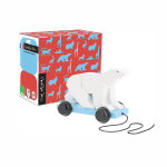 Pompon Pull-along polar bear